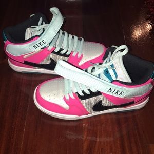 Pink & Powdered Blue Nike